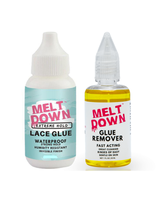 Invisible Melt Down Lace Glue & Lace Glue Remover Set, Size: One size, Clear