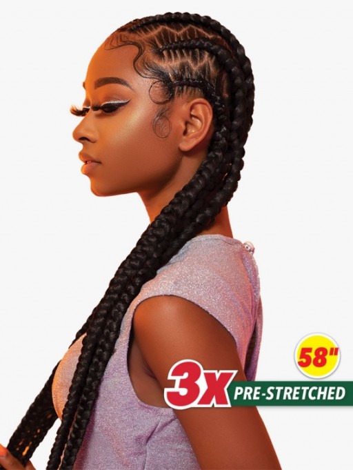 SENSATIONNEL AFRICAN COLLECTION 3X X-PRESSION PRE-STRETCHED BRAID 58