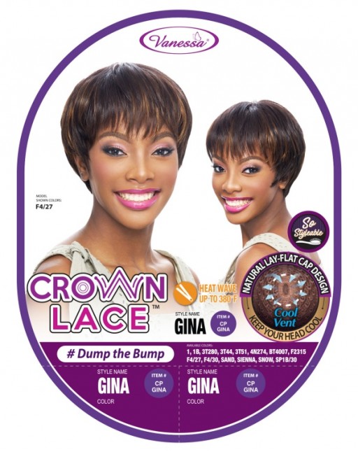 VANESSA PREMIUM SYNTHETIC CROWN LACE WIG CP GINA