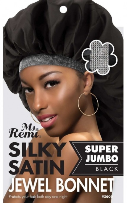Ms. Remi SILKY SATIN JEWEL BONNET SUPER-JUMBO (ASSORTED COLOR)