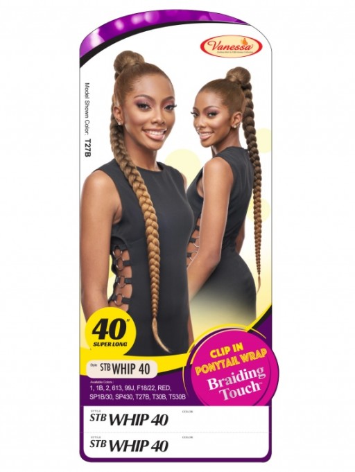 VANESSA CLIP IN PONYTAIL WRAP STB WHIP 40