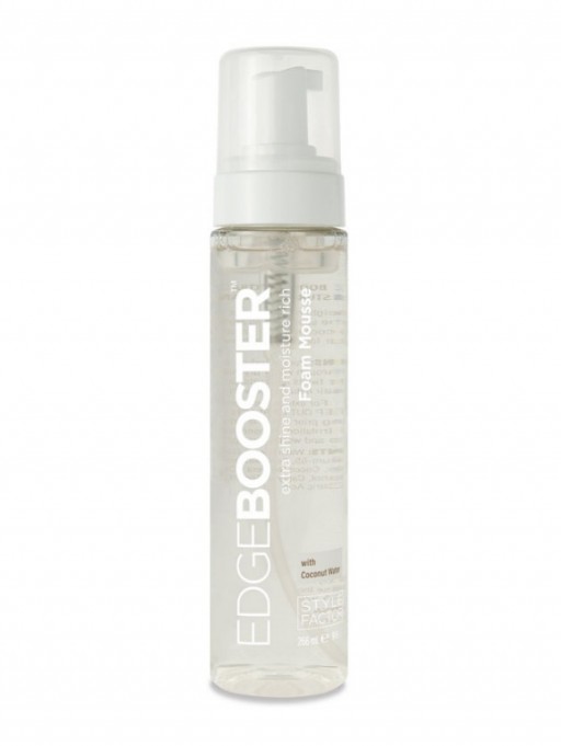 STYLE FACTOR EDGE BOOSTER FOAM MOUSSE WITH EXTRA SHINE AND MOISTURE